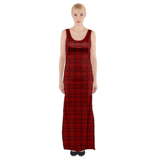 Vamplilly Thigh Split Maxi Dress