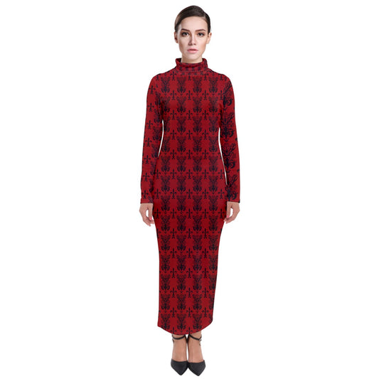 Vampweed Turtleneck Maxi Dress