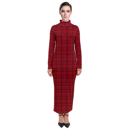 Vamplilly Turtleneck Maxi Dress