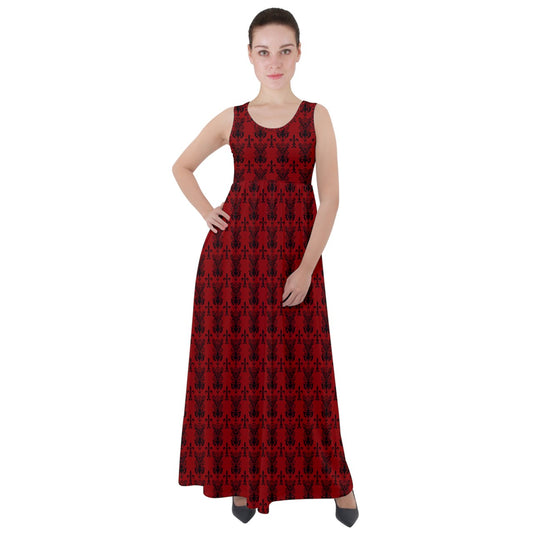 Vampweed Empire Waist Velour Maxi Underdress