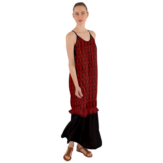 Vampweed Cami Maxi Ruffle Chiffon Underdress