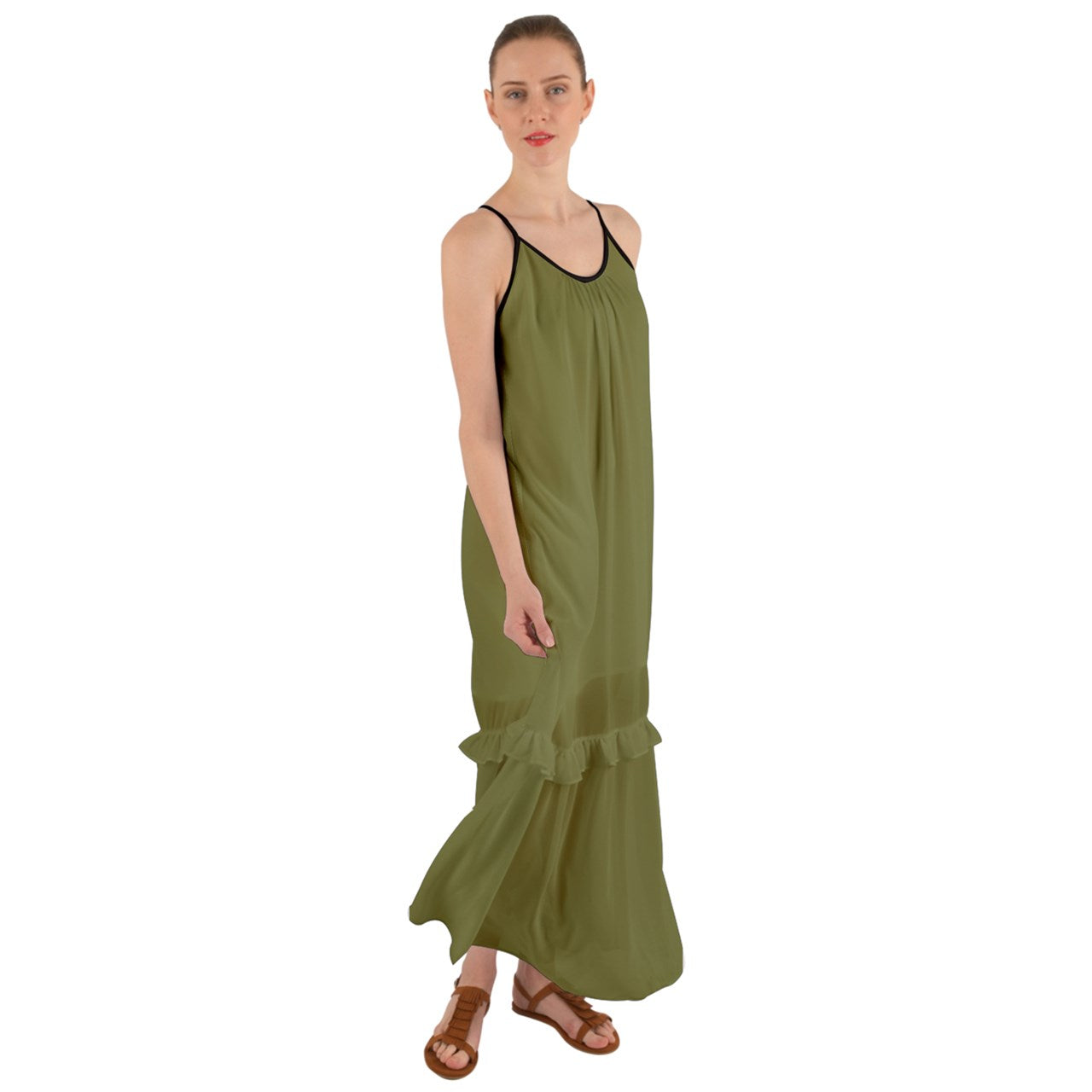 Hep Hep Hooray Cami Maxi Ruffle Chiffon Underdress