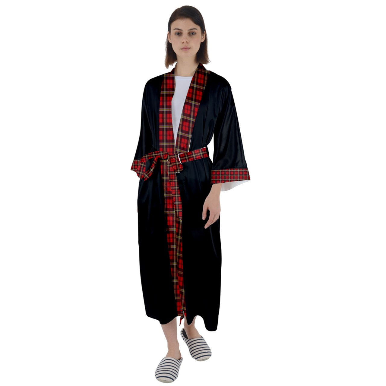 Jackdaw Maxi Satin Robe
