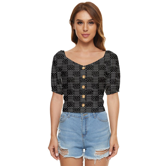 Scars Of The Night Button up blouse