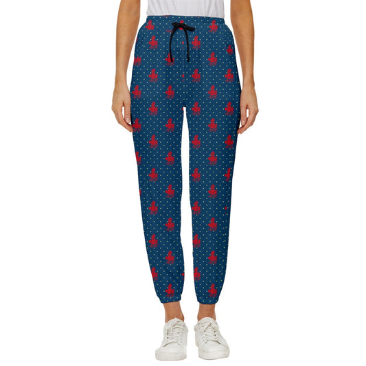 Twilight Rose Cropped Drawstring Pants
