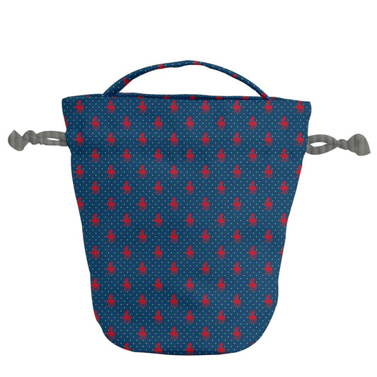 Twilight Rose Drawstring Bucket Bag