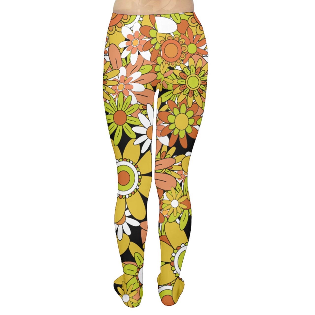 Classic Boho Flowerstile Tights