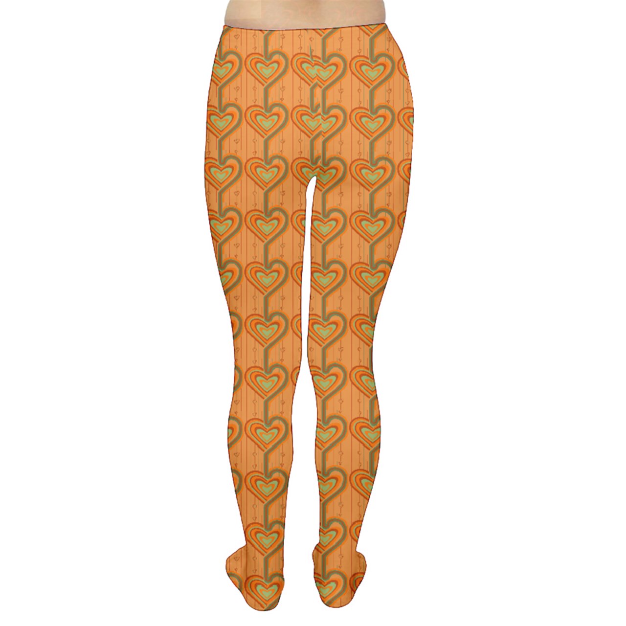 So Heart Deco Tights