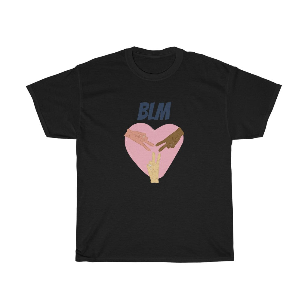 BLM Peace Sigil Cotton Tee