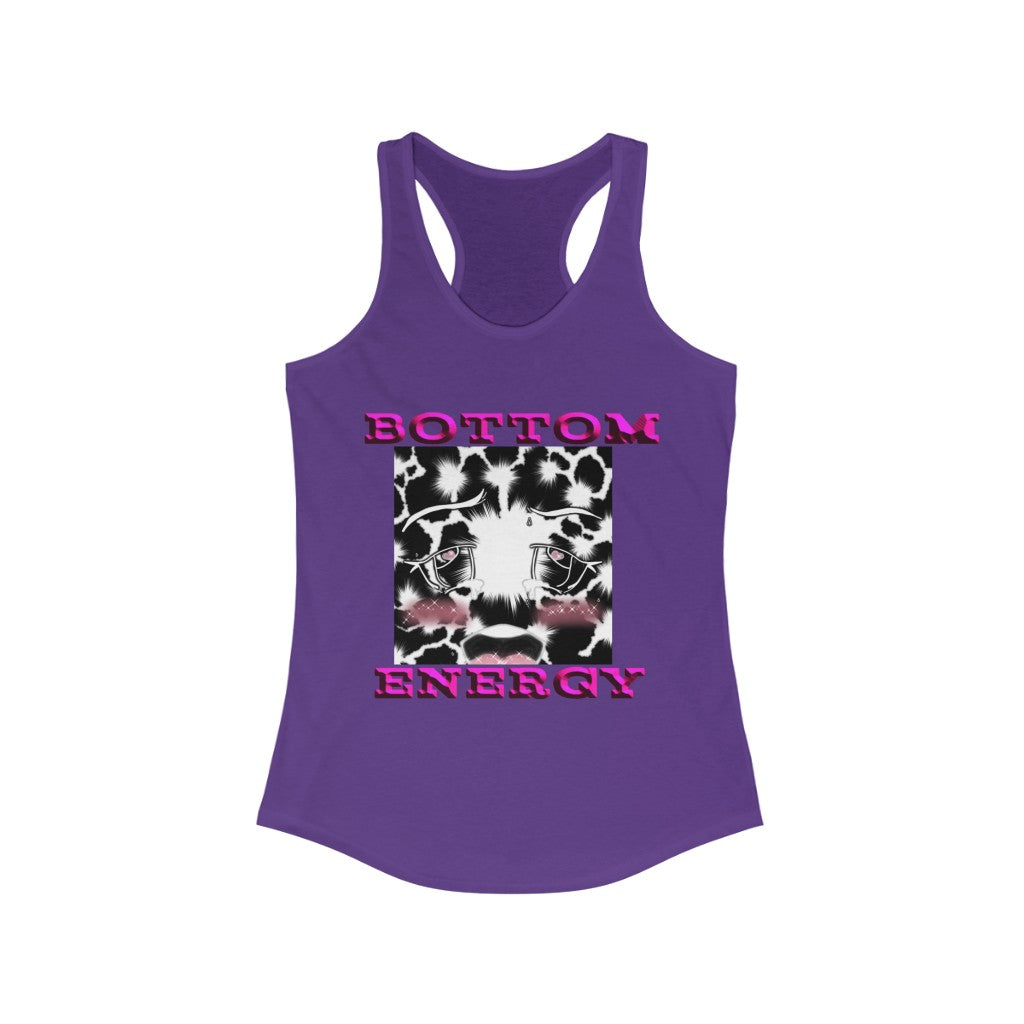 Bottom Energy Anime Face Racerback Tank