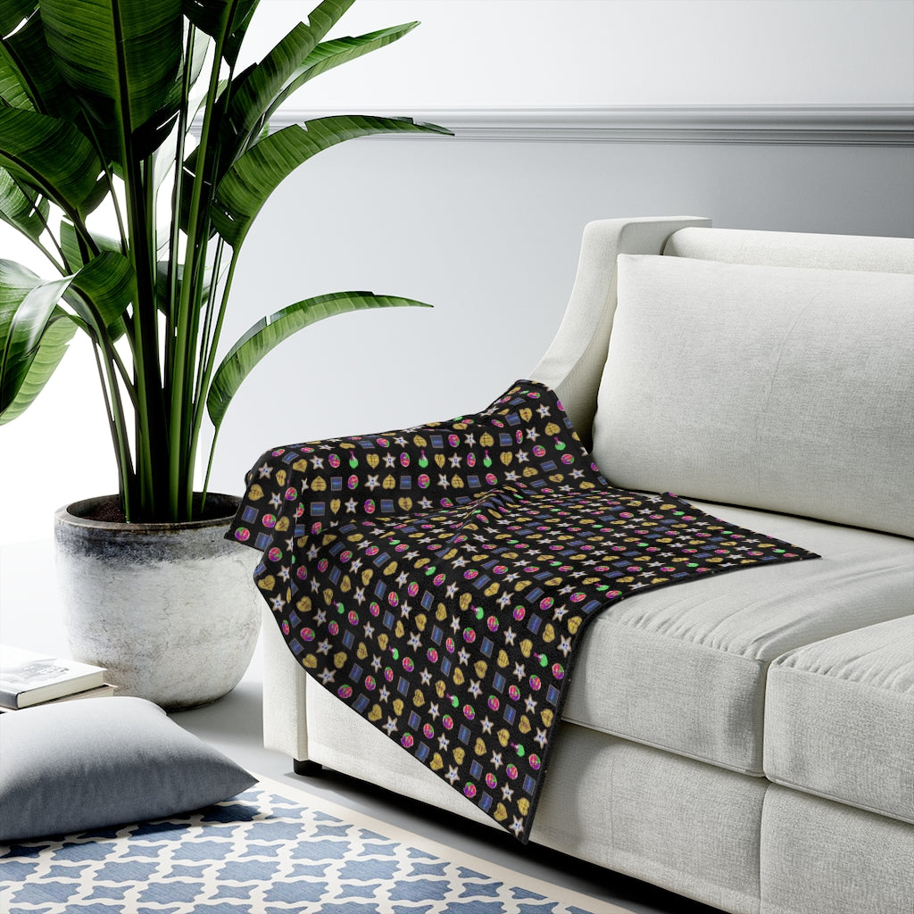 alice's cookies Velveteen Plush Blanket
