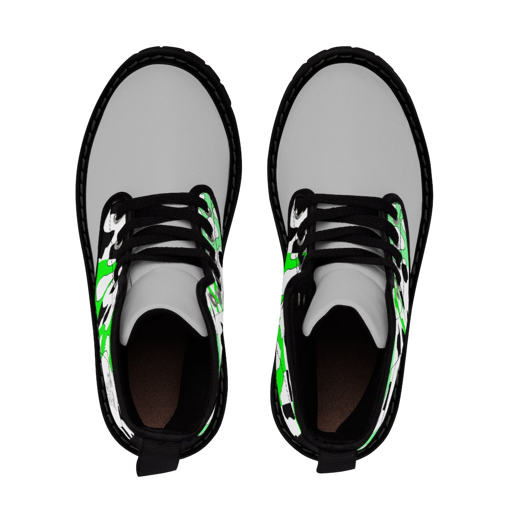 Cowboi Green Large Sized Canvas Boots