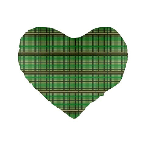 green academia 16" Premium Heart Shape Cushion