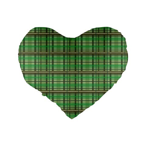 green academia 16" Premium Heart Shape Cushion