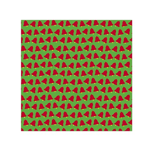 red bells Small Satin Scarf (Square)