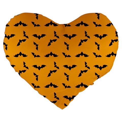 Batty Large 19" Premium Flano Heart Shape Cushion