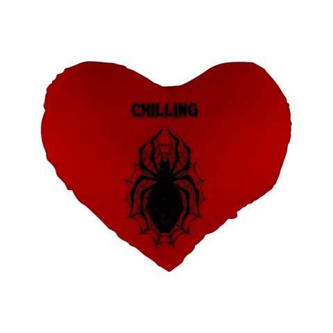 Chilling 16" Premium Flano Heart Shape Cushion