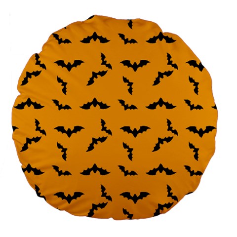 Batty Large 18" Premium Flano Round Cushion
