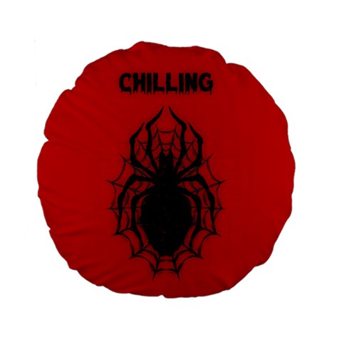 Chilling Standard 15" Premium Flano Round Cushion