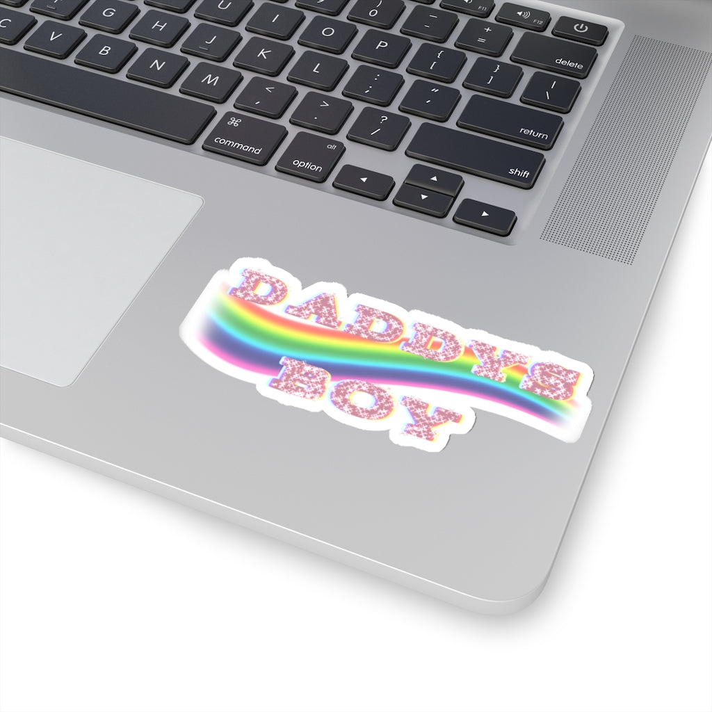 Daddys Boy Kiss-Cut Stickers