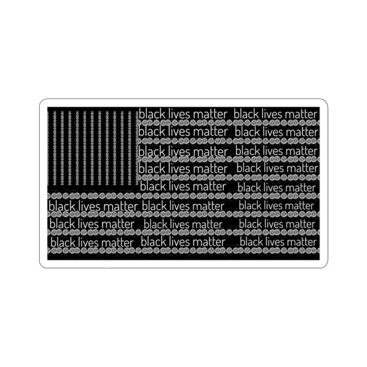 Black Lives Matter Flag Kiss-Cut Stickers