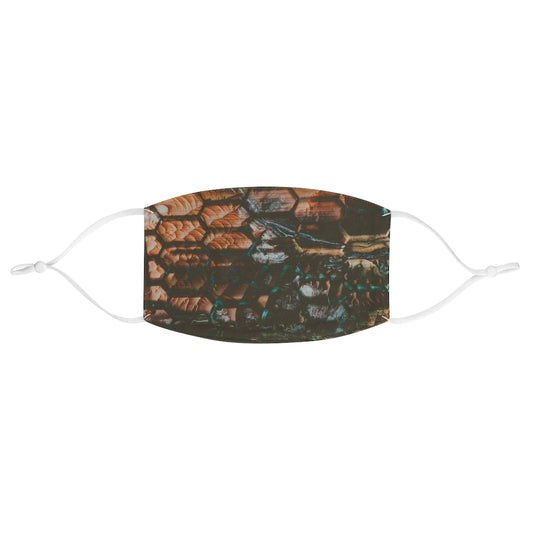 Dino Skin Print Fabric Face Mask