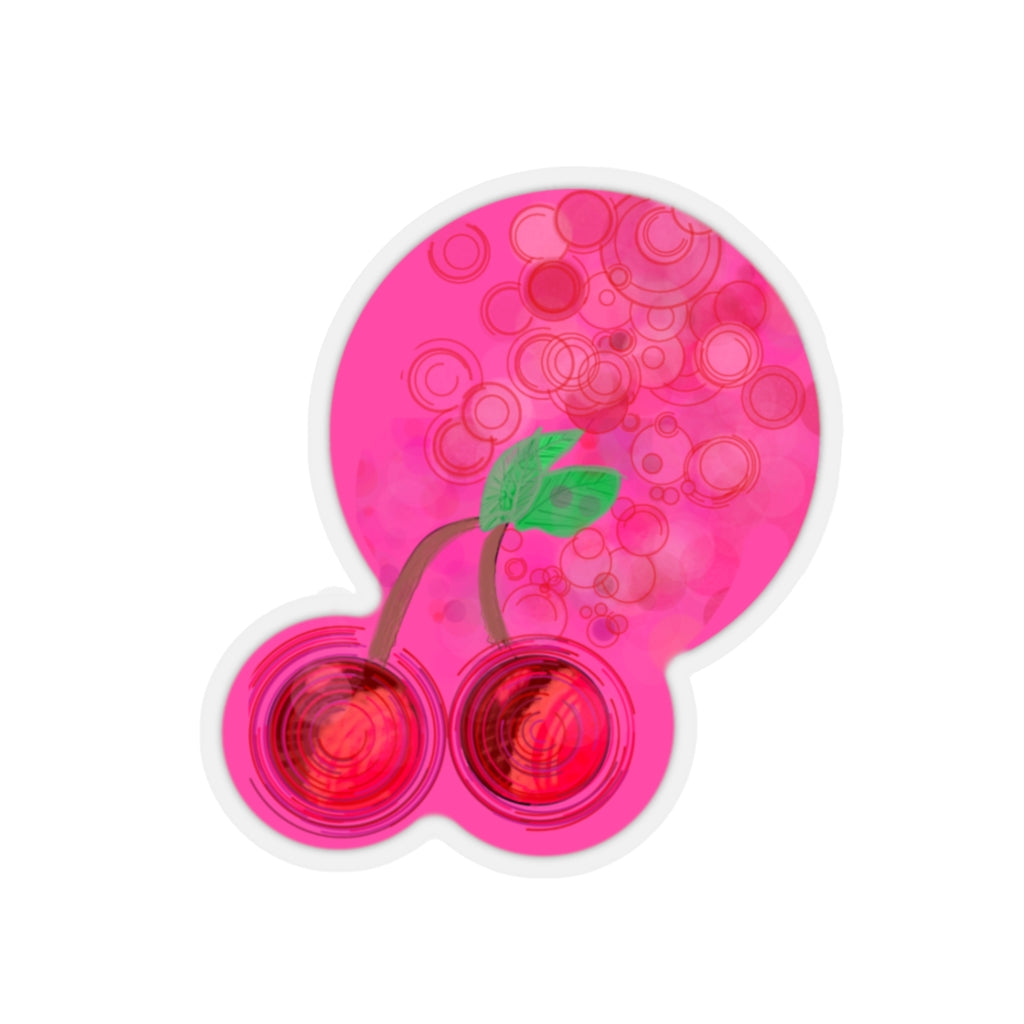 Cloud Nine Cherries Kiss-Cut Stickers