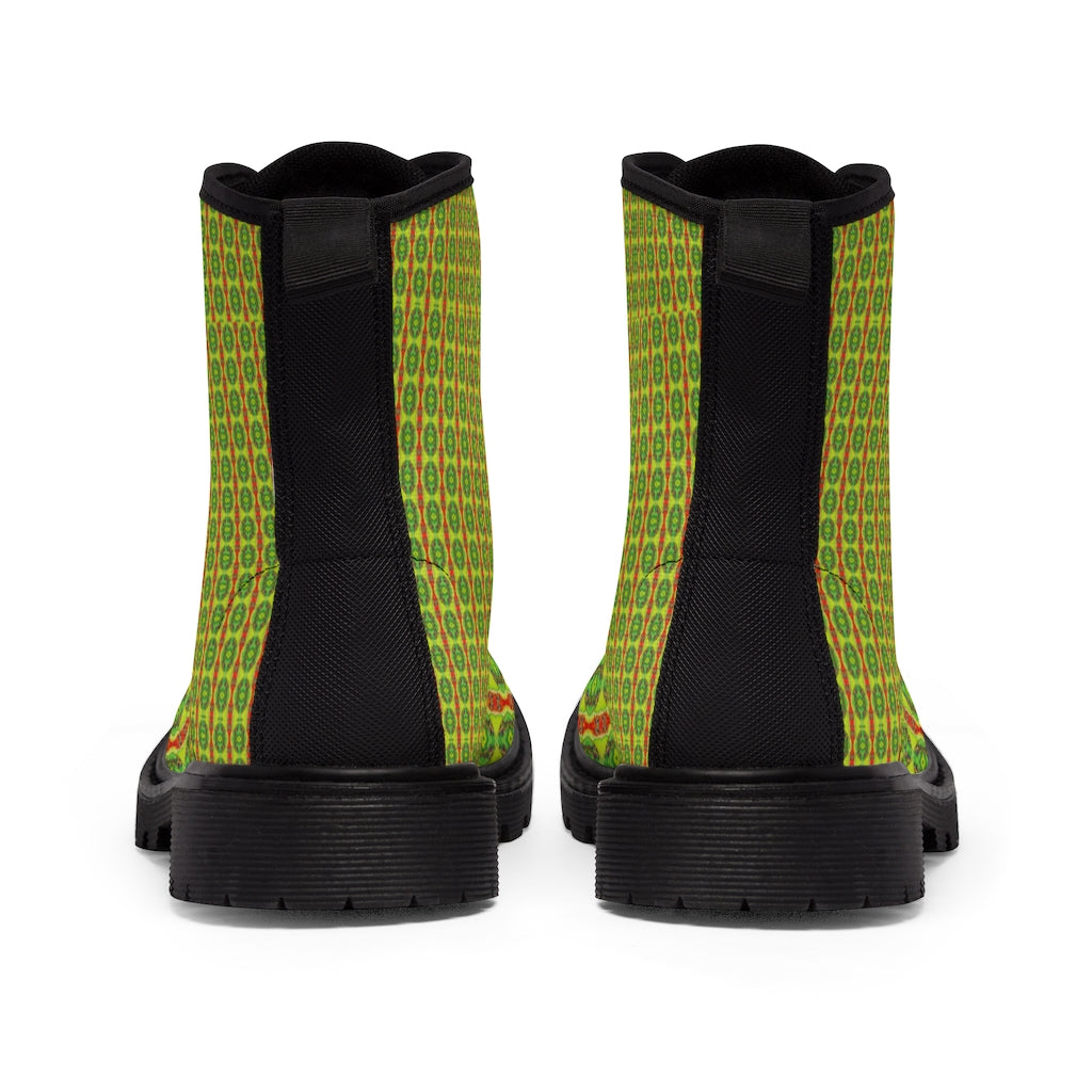 Divine Autumn Large Size Canvas Boots