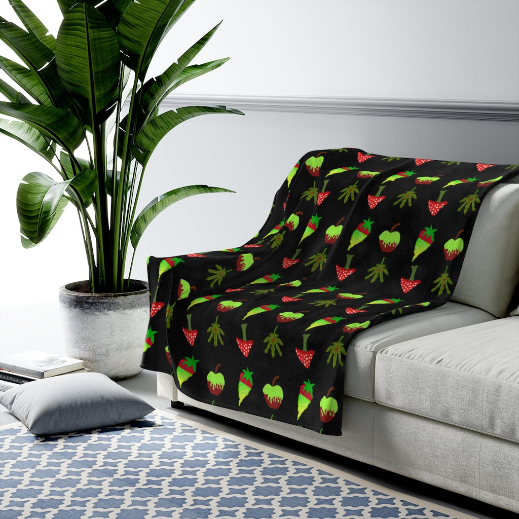 Saturn's Substance Velveteen Plush Blanket