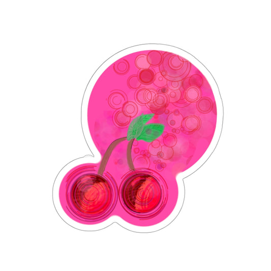 Cloud Nine Cherries Kiss-Cut Stickers