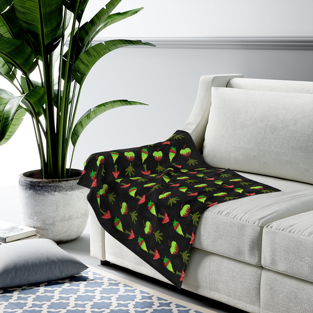 Saturn's Substance Velveteen Plush Blanket