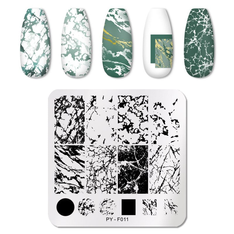 Nail Stamping Plates Line Art Stainless Steel