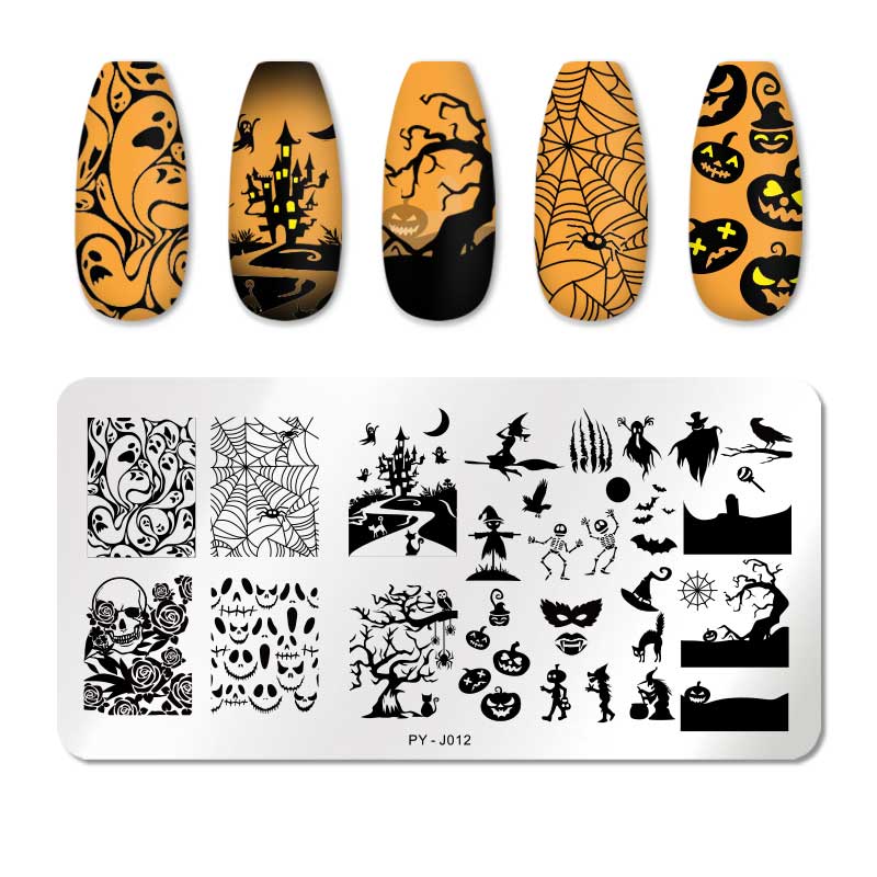 Nail Stamping Plates Line Art Stainless Steel