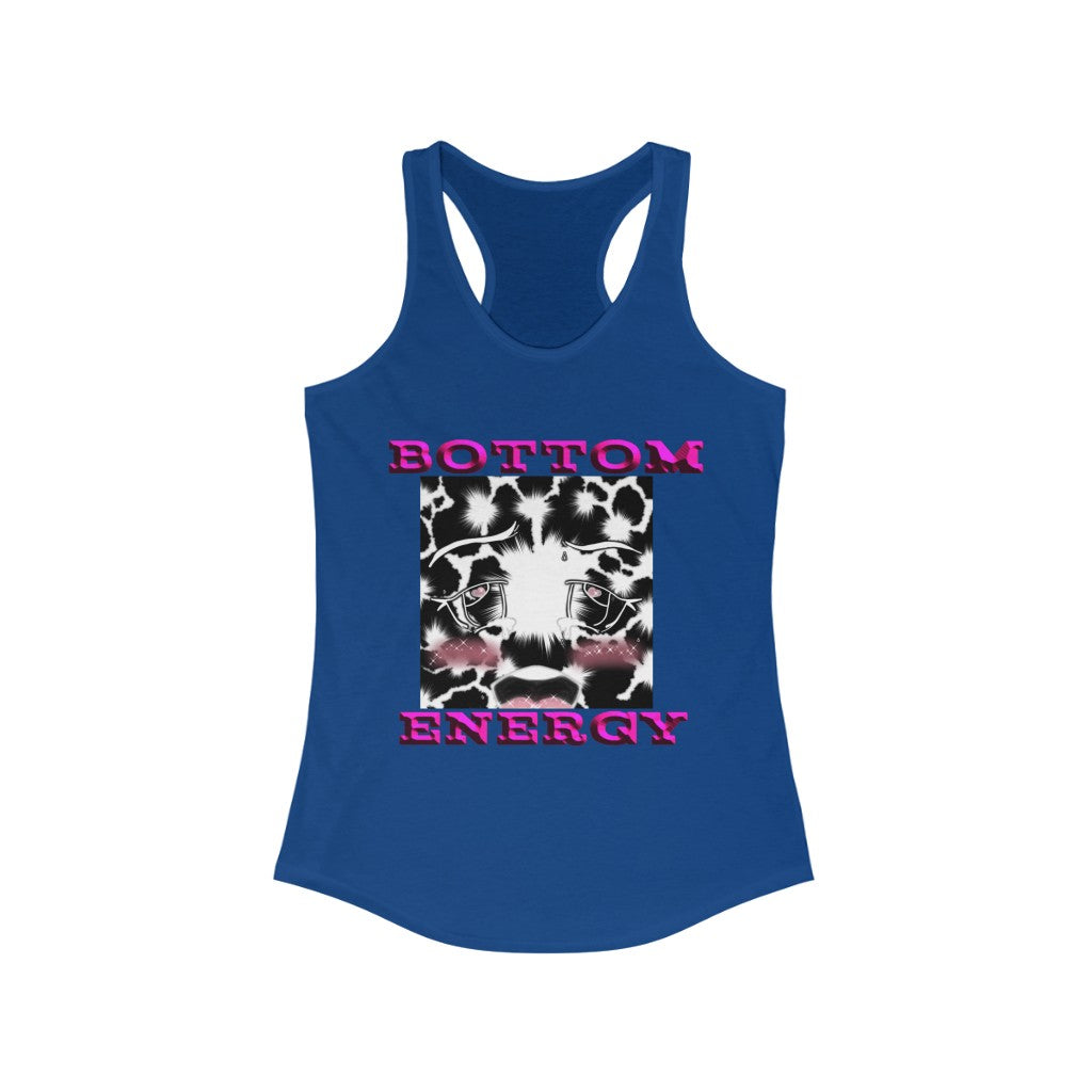 Bottom Energy Anime Face Racerback Tank