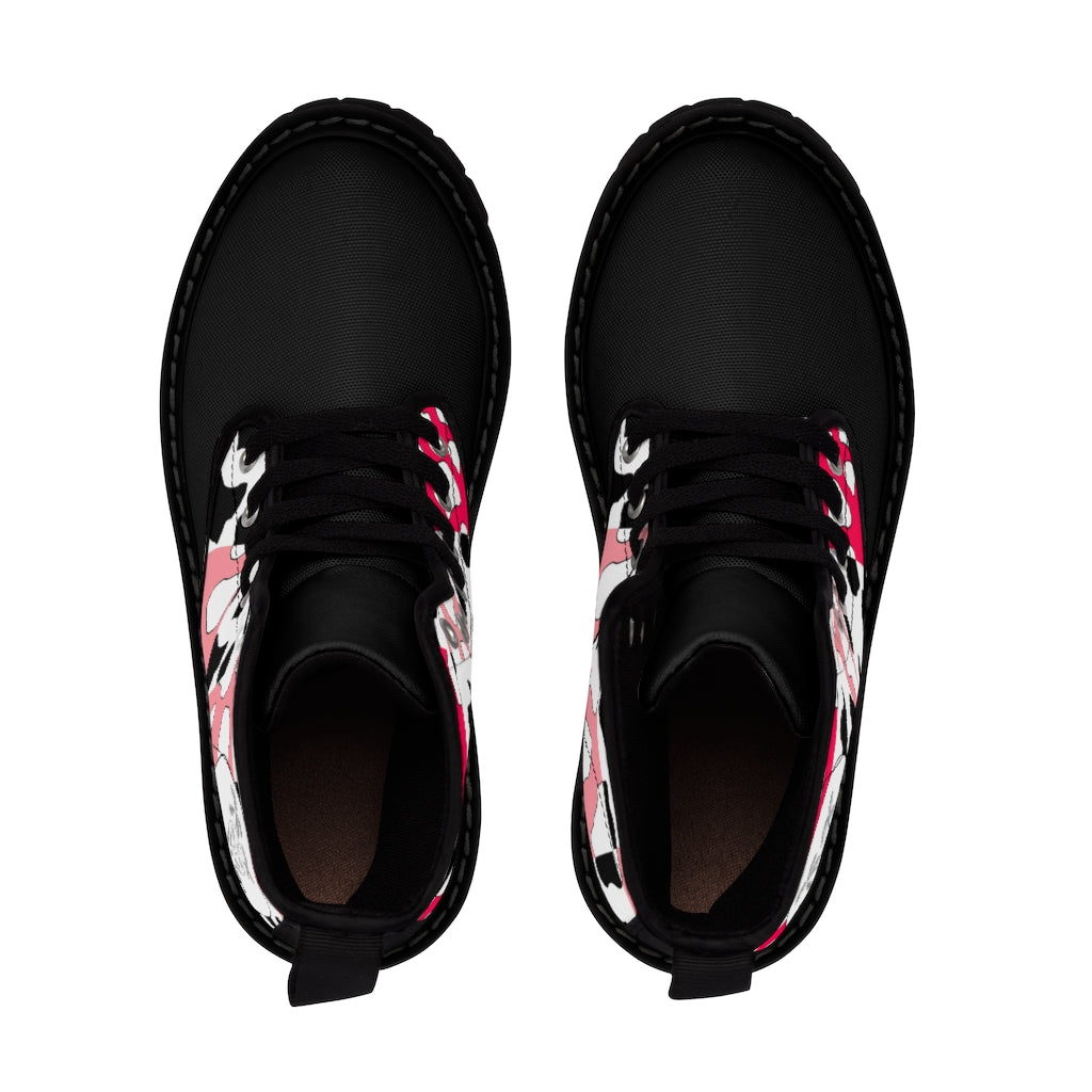 Cowboi Pink Small Sized Canvas Boots