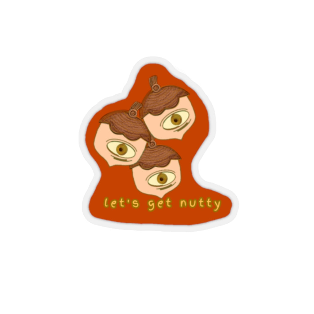 Let's Get Nutty Kiss-Cut Stickers