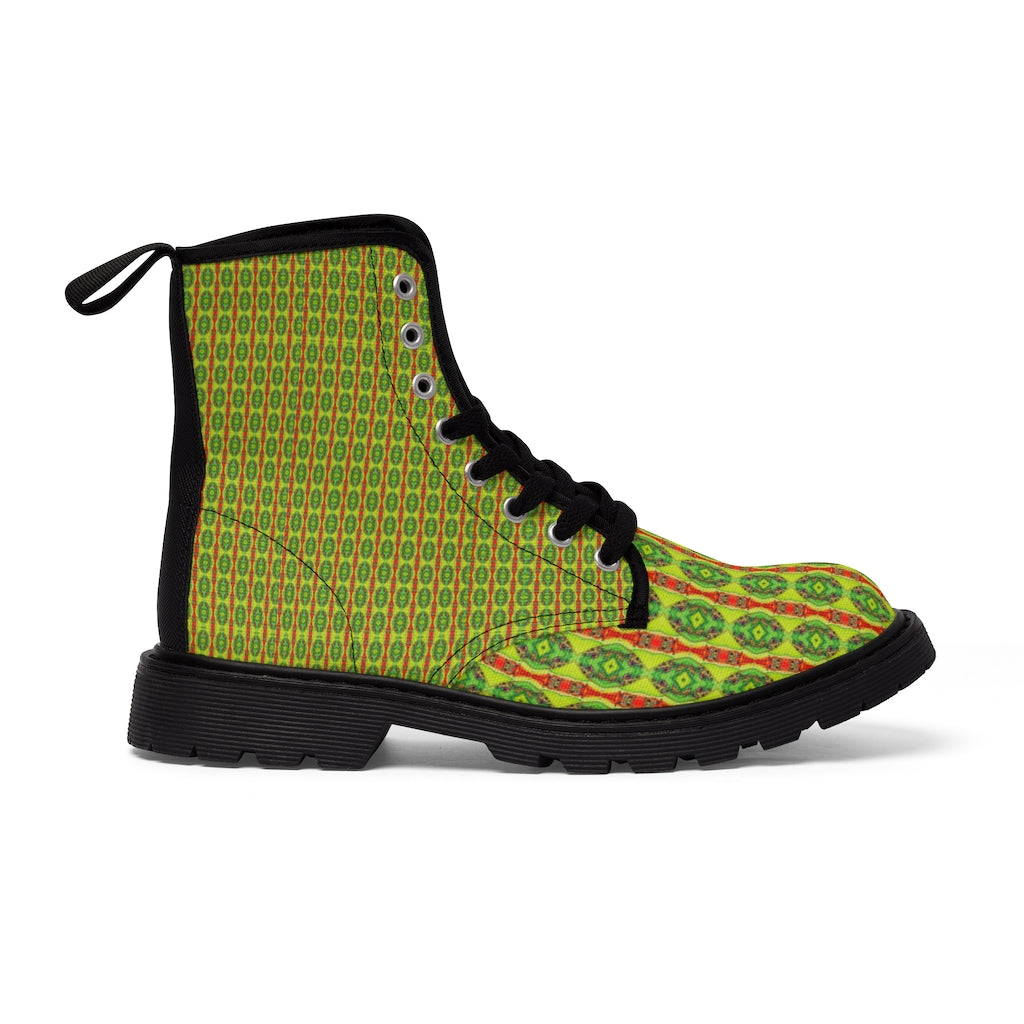 Divine Autumn Large Size Canvas Boots