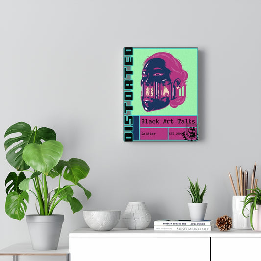 Black Art Talks Stretched Canvas
