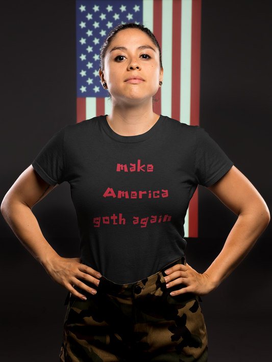 Make America Goth Again Cotton Crew Tee